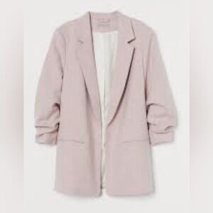 H&M Women's Blazer - Soft Pink